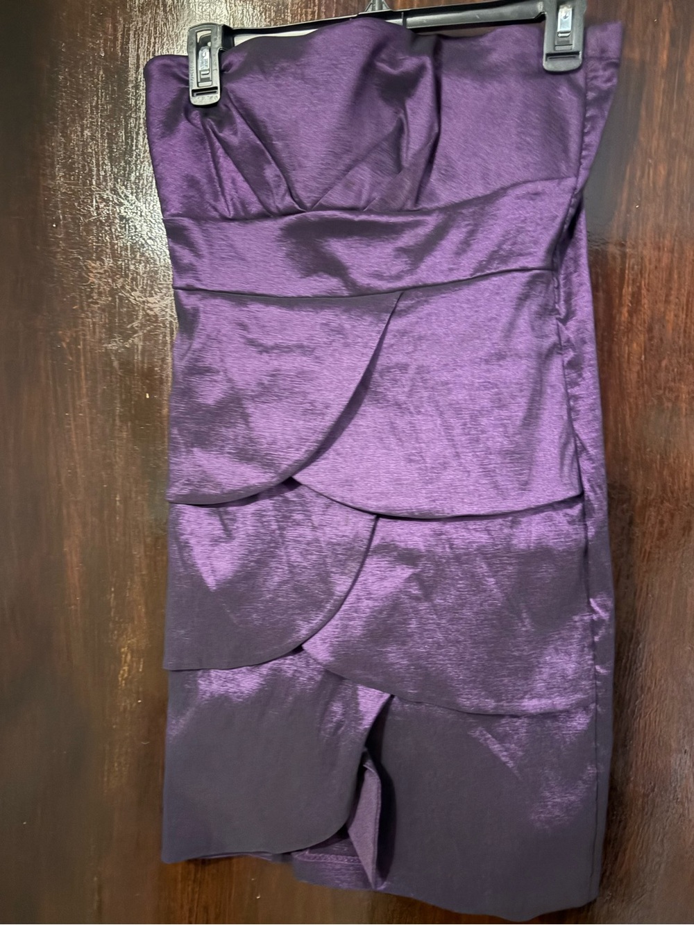Bundle 3 for $25. Wishes Wishes Wishes Strapless Tiered Mini Dress. Size 9.